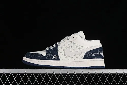 All categories Air Jordan Jordan series basketball shoes Air Jordan 1 Low high-end customized low-top sneakers Air Jordan 1 Low AJ1 Joe 1LV joint-milan high-end customized low-top retro casual sneakers SJ9950-003